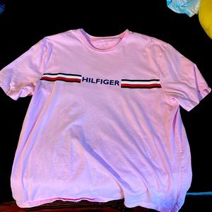 Pink Tommy Hilfiger shirt